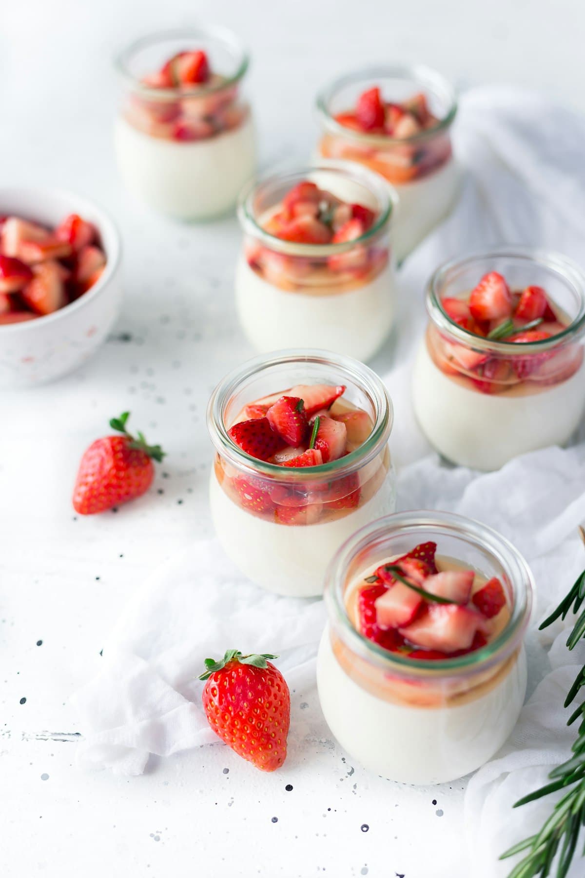 Panna cotta aux fruits rouges