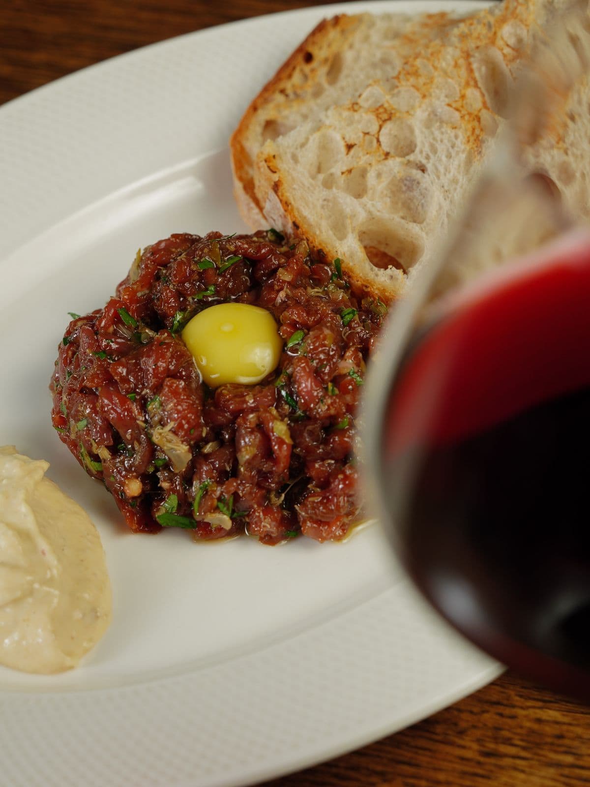 Tartare de boeuf prepare