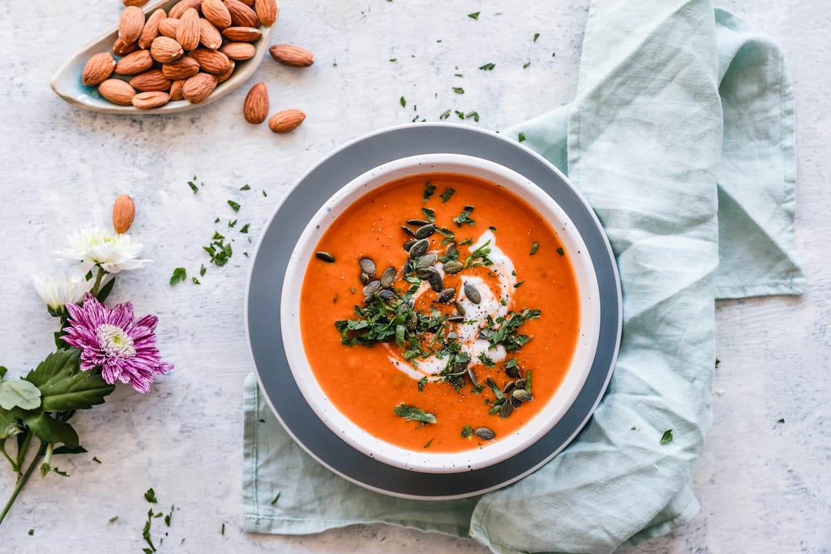 Veloute de tomates roties